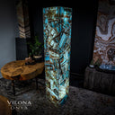 Argentina Blue Onyx (Square Floor Lamp #5)