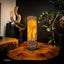 Ashen Glow Crystal Cylinder Table Lamp (2/2) - Floor Lamp