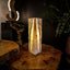 Ashen Glow Onyx Crystal Table Lamp #1 - Floor Lamp