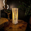 Ashen Glow Onyx Crystal Table Lamp #1 - Floor Lamp