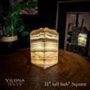 Ashen Glow Onyx Crystal Table Lamp #5 - Floor Lamp