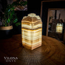 Ashen Glow Onyx Crystal Table Lamp #6 - Floor Lamp