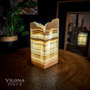 Ashen Glow Onyx Crystal Table Lamp #6 - Floor Lamp