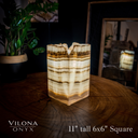 Ashen Glow Onyx Crystal Table Lamp #8 - Floor Lamp