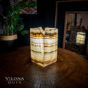 Ashen Glow Onyx Crystal Table Lamp #8 - Floor Lamp