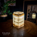 Ashen Glow Onyx Crystal Table Lamp #8 - Floor Lamp