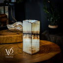 Banded Ice Onyx Lamp (Table Lamp #2) - Decor