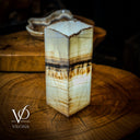 Banded Ice Onyx Lamp (Table Lamp #2) - Decor