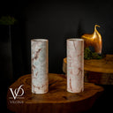 Divina Claire Onyx Table Lamp Pair #1 - Desk Lamp