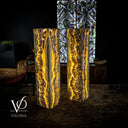 Exotic Golden Cloud Onyx Floor Lamp (Floor Lamp #3) - Floor