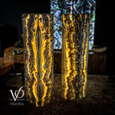 Exotic Golden Cloud Onyx Floor Lamp (Floor Lamp #3) - Floor