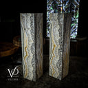 Exotic Golden Cloud Onyx Floor Lamp (Floor Lamp #3) - Floor