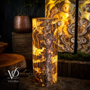 Exotic Honeycomb Onyx Floor Lamp #1 - Table Lamp