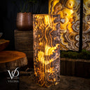 Exotic Honeycomb Onyx Floor Lamp #1 - Table Lamp