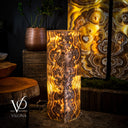 Exotic Honeycomb Onyx Floor Lamp #1 - Table Lamp