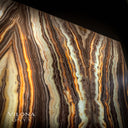 Exotic Sahara Onyx Wall Panels #4 (Quad) - Floor Lamp