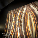 Exotic Sahara Onyx Wall Panels #4 (Quad) - Floor Lamp