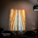 Exotic Sahara Onyx Wall Panels (Set #5) Style 1 - Floor Lamp