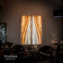 Exotic Sahara Onyx Wall Panels (Set #5) Style 1 - Floor Lamp