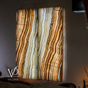 Exotic Sahara Onyx Wall Panels (Set #5) Style 2 - Floor Lamp