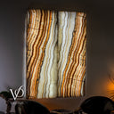 Exotic Sahara Onyx Wall Panels (Set #5) Style 2 - Floor Lamp