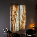 Exotic Sahara Onyx Wall Panels (Set #5) Style 2 - Floor Lamp