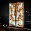 Exotic Sahara Onyx Wall Panels (Set #5) Style 2 - Floor Lamp