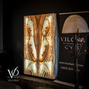 Exotic Sahara Onyx Wall Panels (Set #5) Style 2 - Floor Lamp