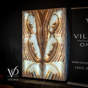 Exotic Sahara Onyx Wall Panels (Set #5) Style 2 - Floor Lamp