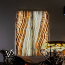 Exotic Sahara Onyx Wall Panels (Set #5) Style 2 - Floor Lamp