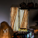 Exotic Sahara Onyx Wall Panels (Set #5) Style 2 - Floor Lamp