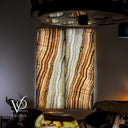 Exotic Sahara Onyx Wall Panels (Set #5) Style 2 - Floor Lamp