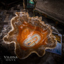 Exotic Tangerine Onyx Crystal Bowl - Onyx Bowl