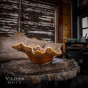 Exotic Tangerine Onyx Crystal Bowl - Onyx Bowl