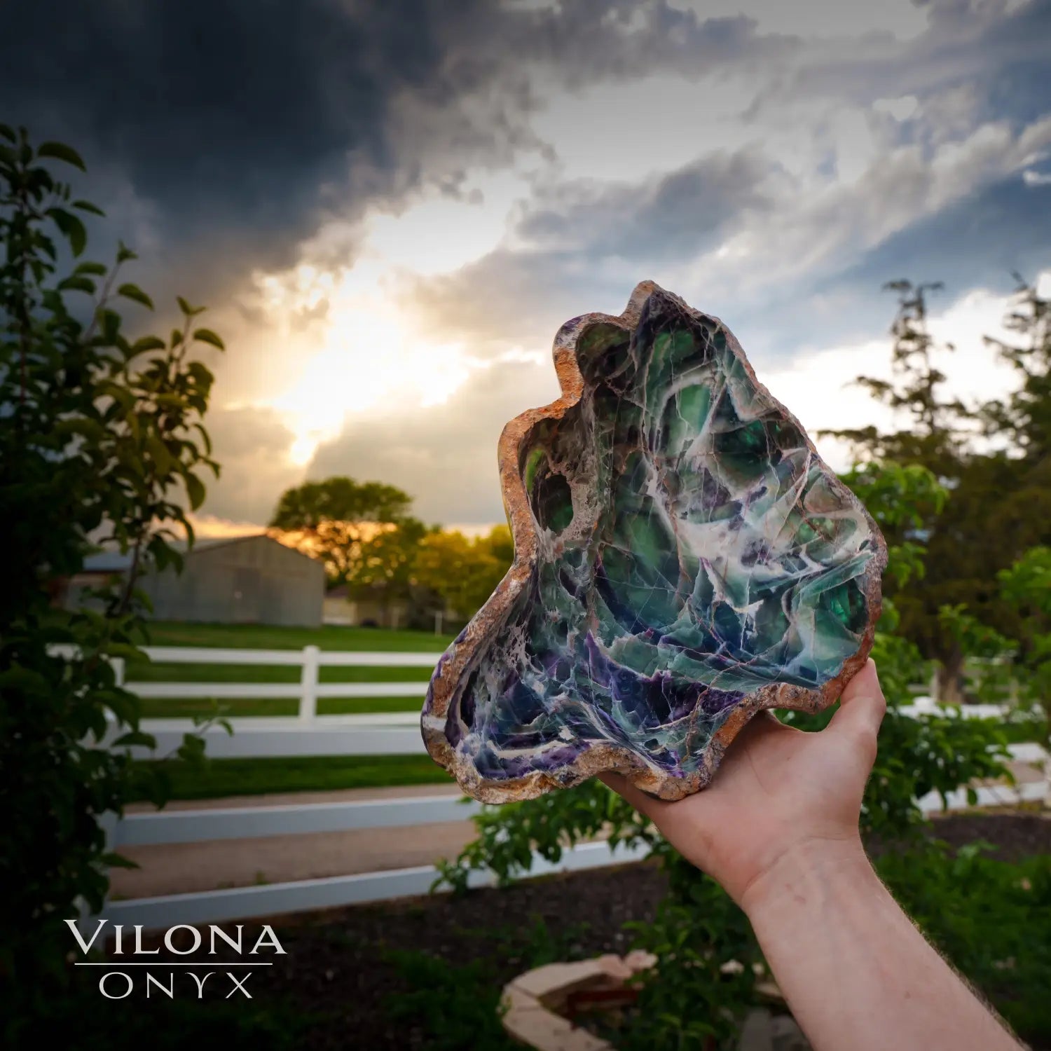 Fluorite Bowl #19 - Stone Bowl