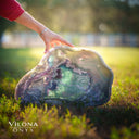 Fluorite Crystal Bowl #26 - Stone Bowl