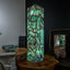 Fluorite Crystal Floor Lamp #1 (Green Apple) - Floor Lamp