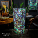 Fluorite Rectangular Crystal Floor Lamp #1 - Floor Lamp