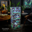 Fluorite Crystal Floor Lamp (Exotic Rectangular Floor Lamp #1) LIMITED