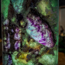 Fluorite Crystal Table Lamp #1 (Small Size) - Floor Lamp