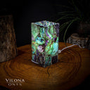 Fluorite Crystal Table Lamp #11 (Miniature Size) - Table