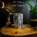 Fluorite Crystal Table Lamp #6 (Miniature Size) - Floor Lamp