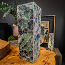 Fluorite Crystal Table Lamp (Medium Size) #5 - Floor Lamp