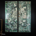 Fluorite Crystal Wall Panels #6 (Pair) - Decor