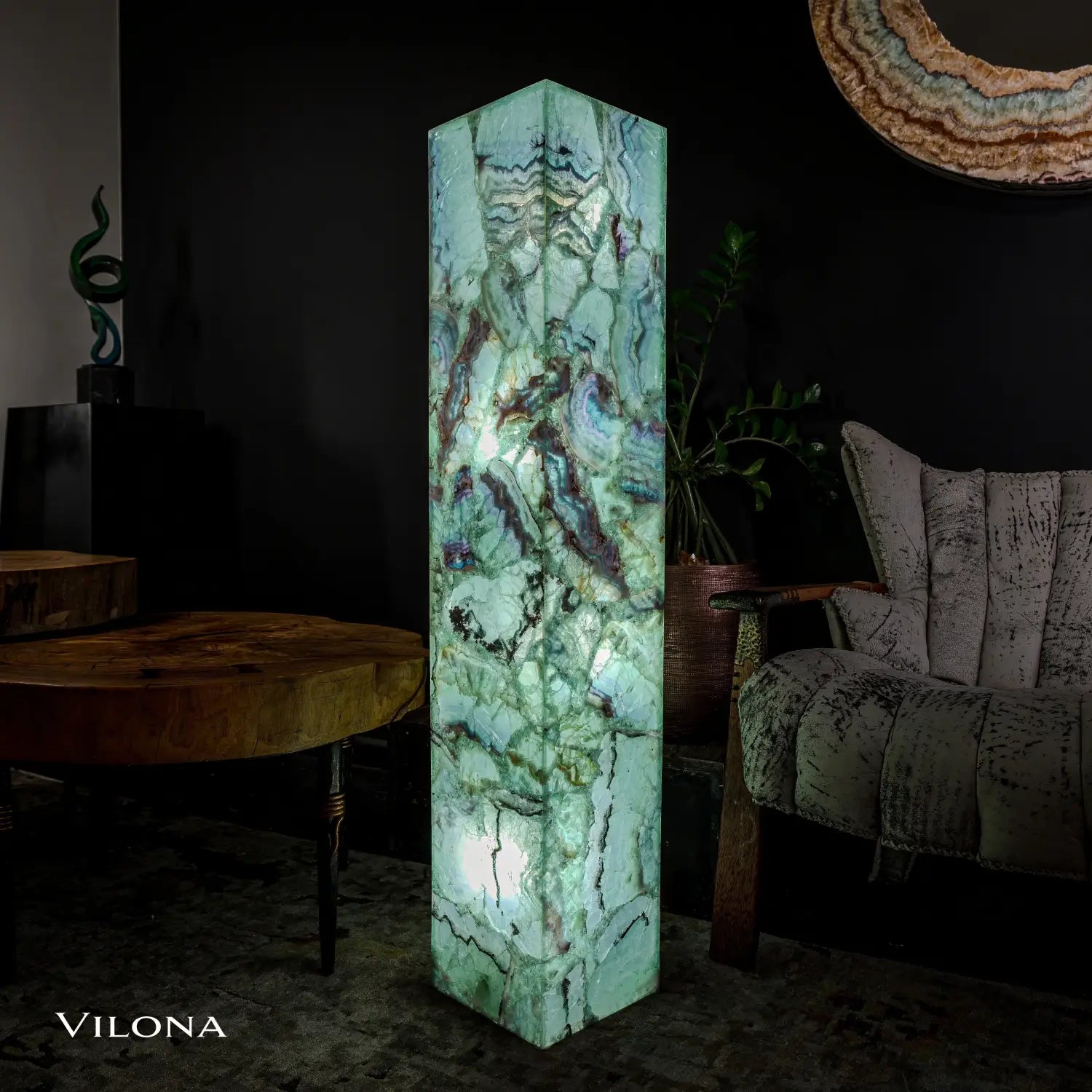 Fluorite Crystal Floor Lamp (8/19)