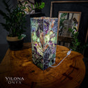 Fluorite Crystal Table Lamp #15 (Small Size) - Floor Lamp