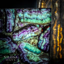 Fluorite Rectangular Crystal Floor Lamp #2 (Exotic) - Floor
