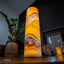 Golden Cloud Onyx Cylinder Table Lamp #5 - Floor Lamp