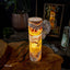 Golden Cloud Onyx Cylinder Table Lamp #6 - Floor Lamp