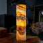 Golden Cloud Onyx Cylinder Table Lamp #7 - Floor Lamp